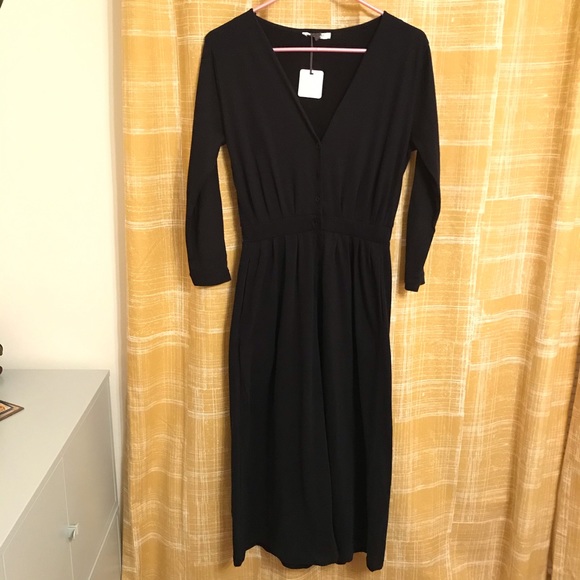 NWT Beaumont Organic Ruth Dress in Black - Picture 5 of 11